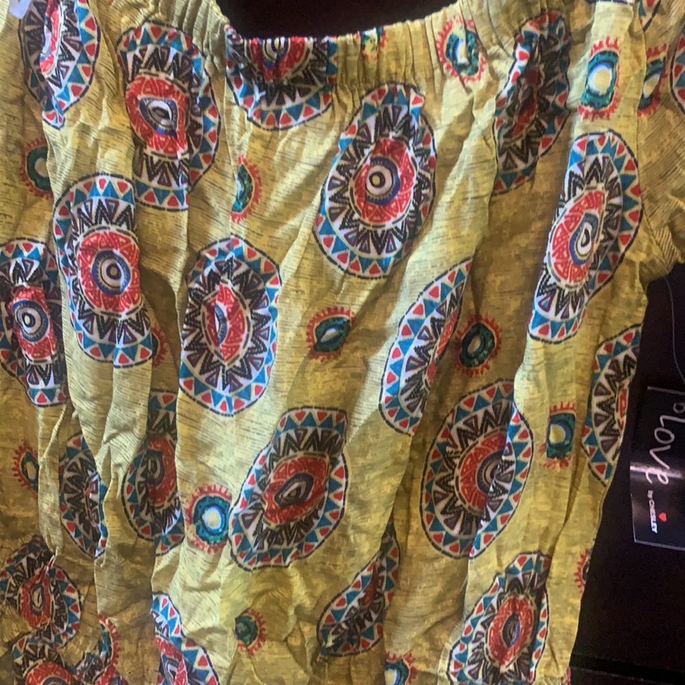 Yellow pattern bodysuit - Picture 10 of 10